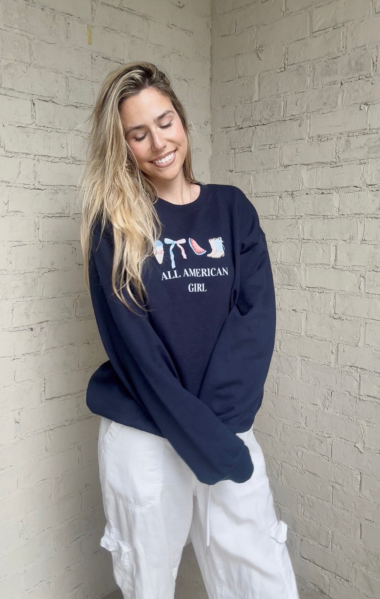 All American Girl Crewneck