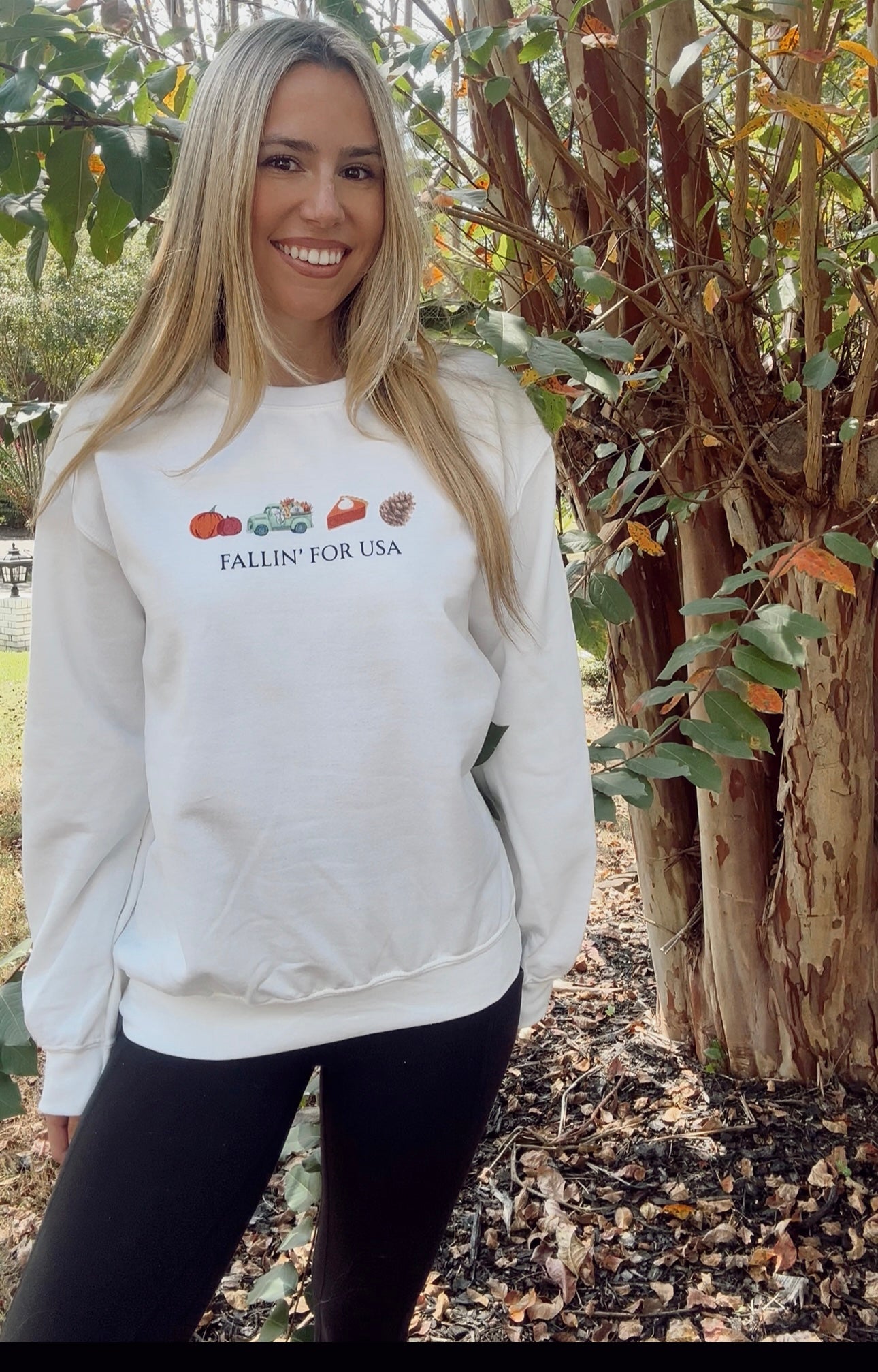 Fallin' For USA Crewneck