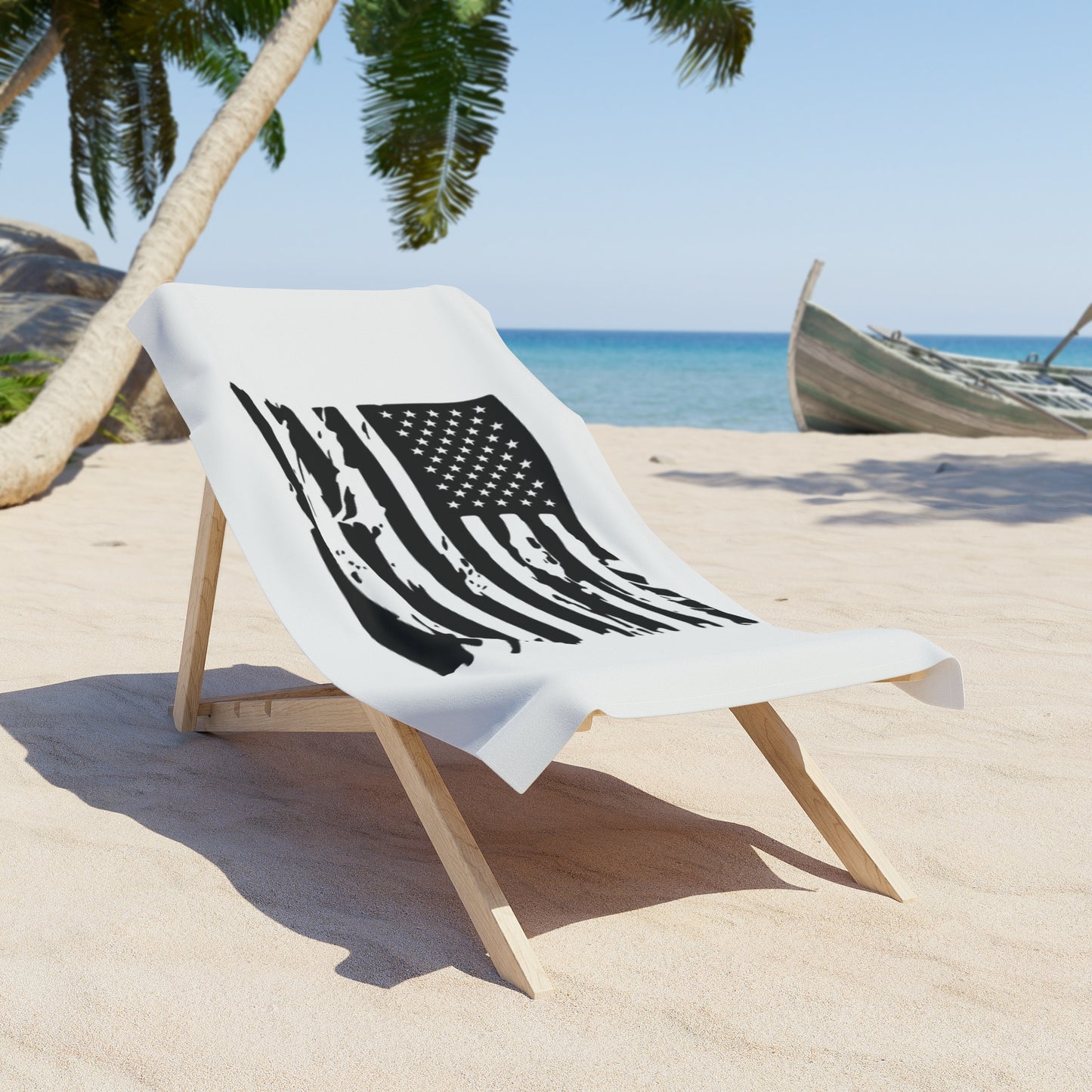 American Flag Beach Towel