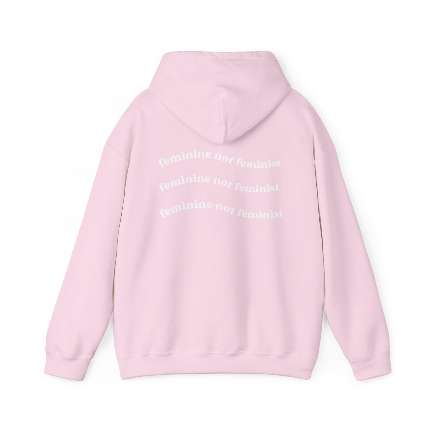 Feminine Not Feminist Hoodie