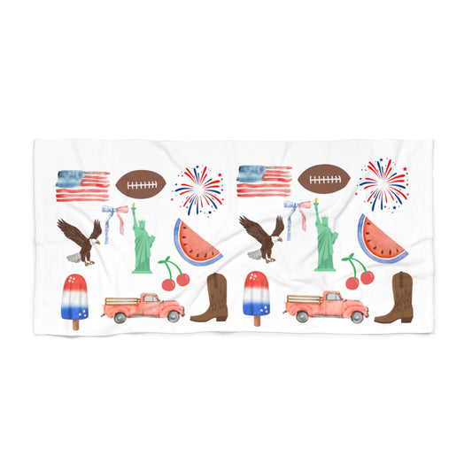 All American Beach Towel