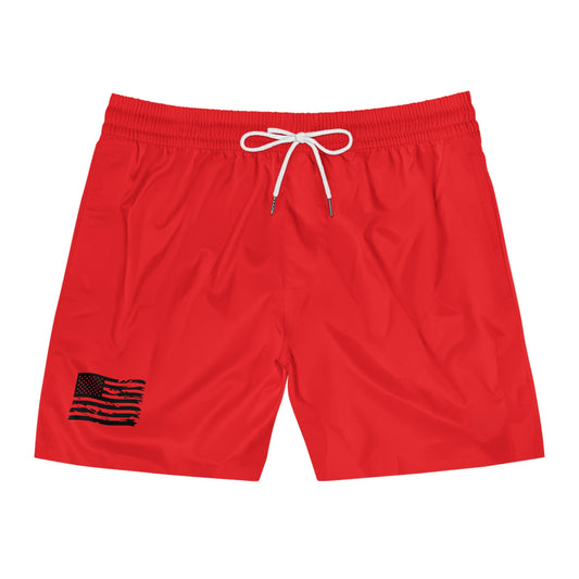 American Flag Swim Shorts