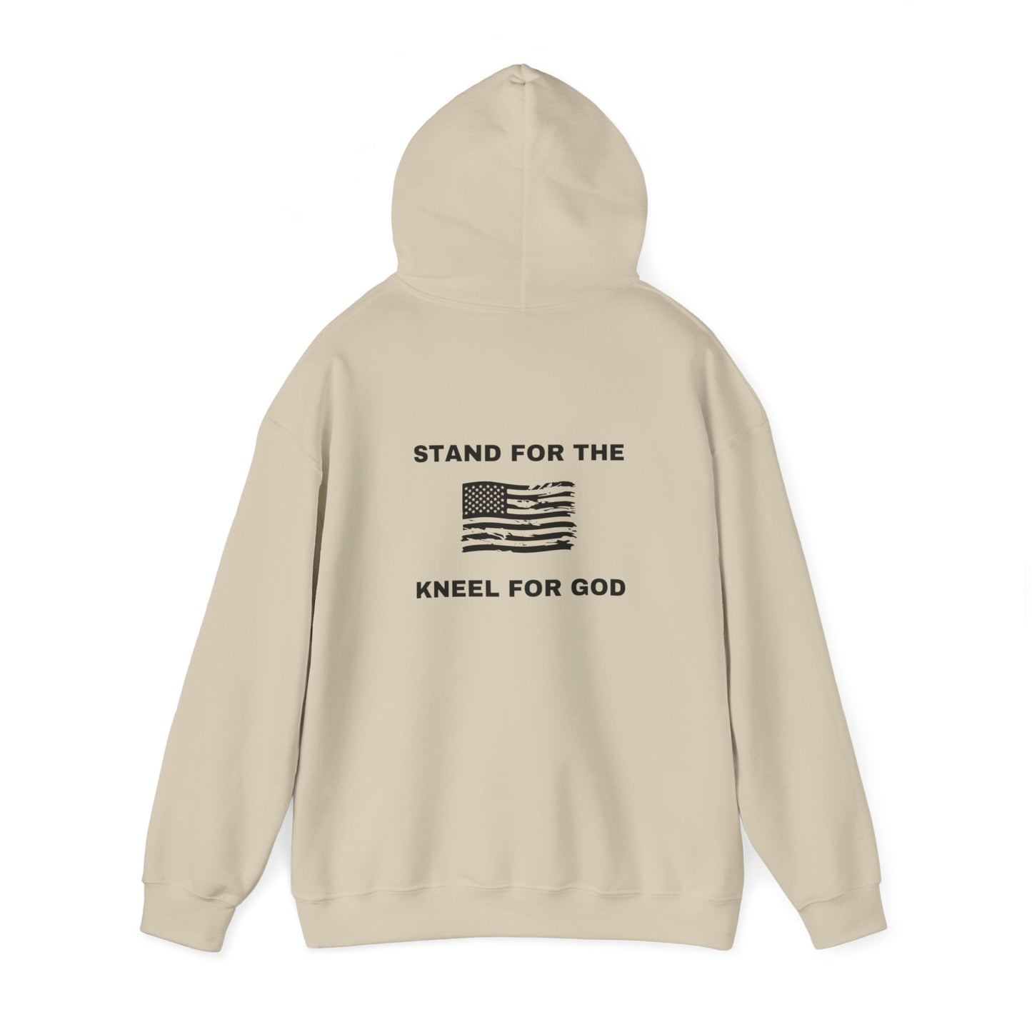 Stand For The Flag Kneel For God Hoodie