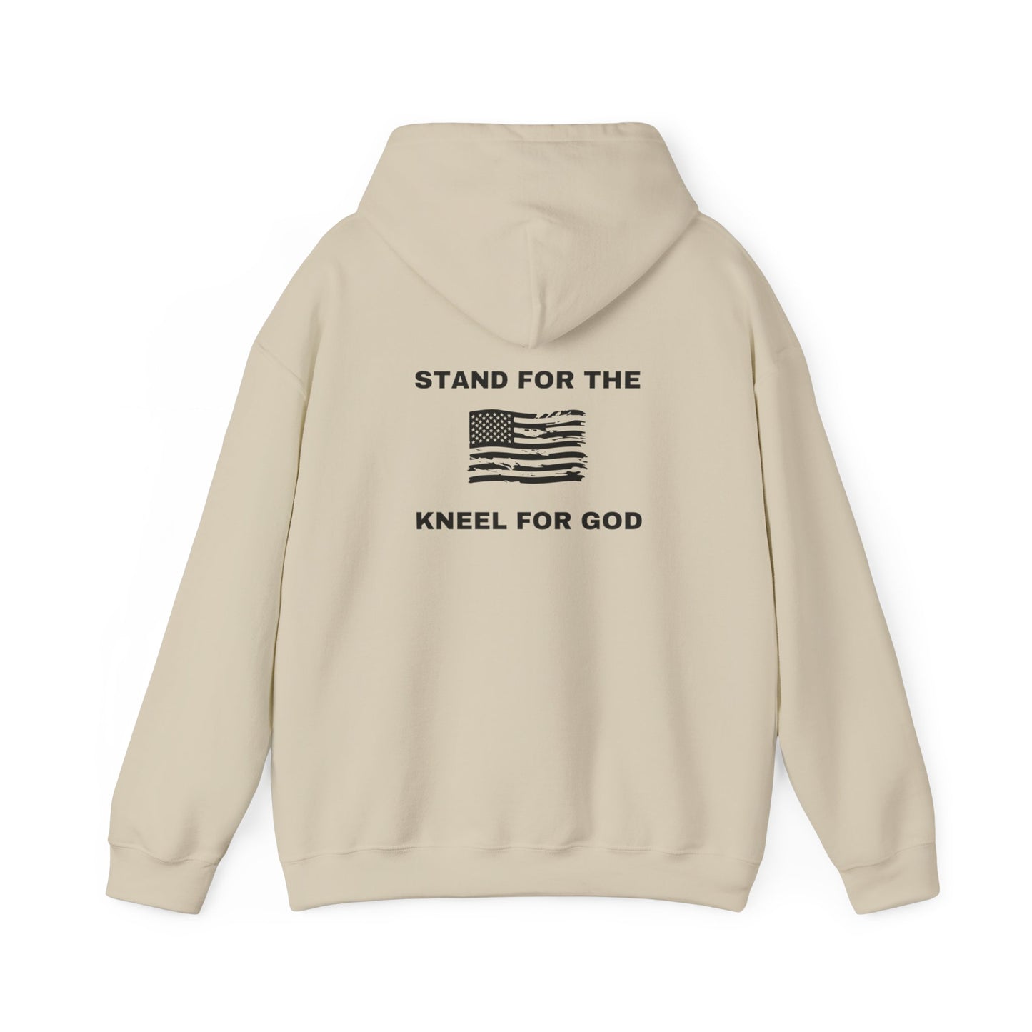 Stand For The Flag Kneel For God Hoodie