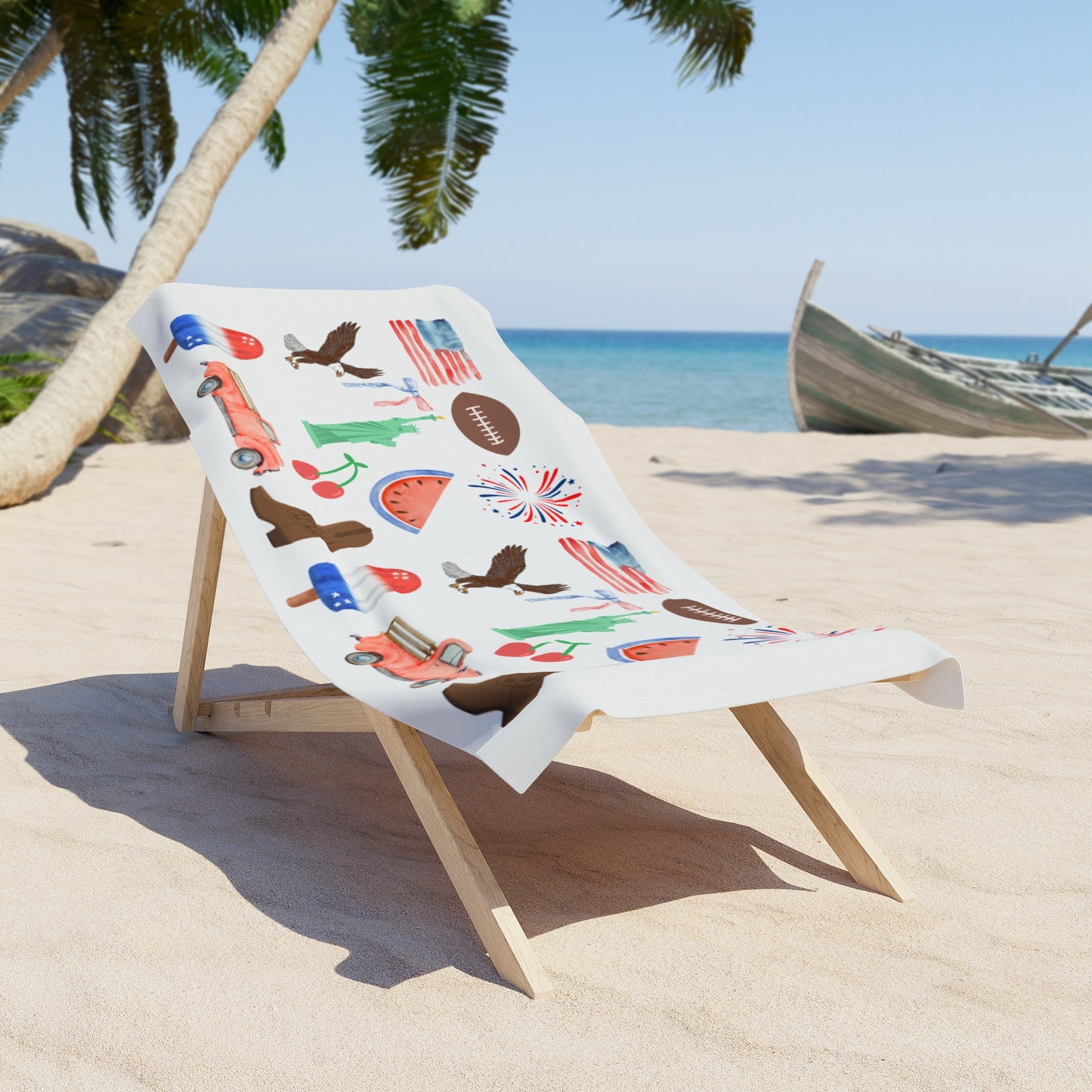All American Beach Towel